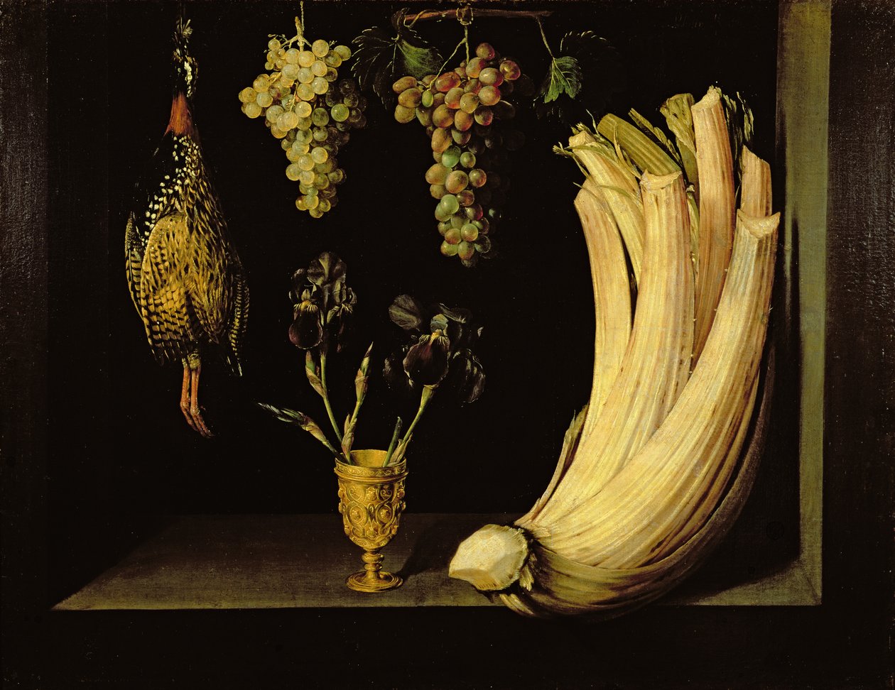 Stilleven, 1628 door Felipe Ramirez