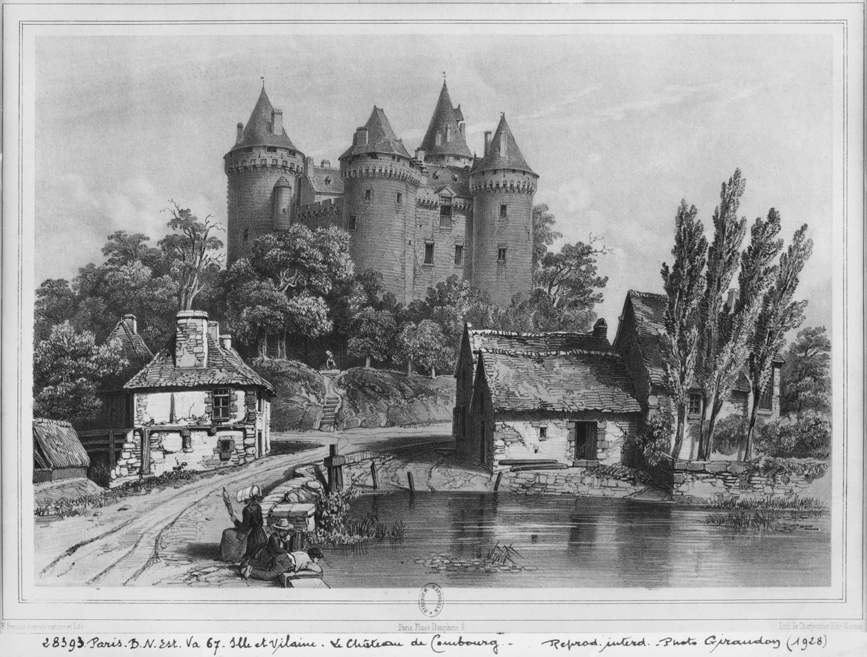 Het kasteel van Combourg door Felix Benoist
