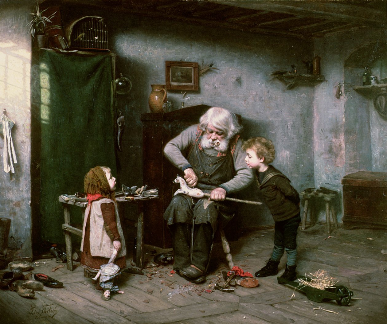 De speelgoedmaker door Felix Ehrlich