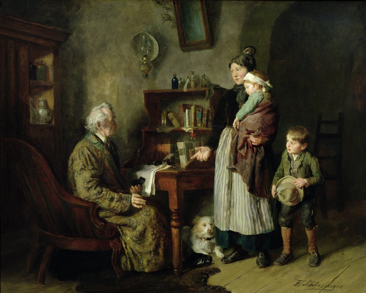 Liefdadigheid door Felix Schlesinger