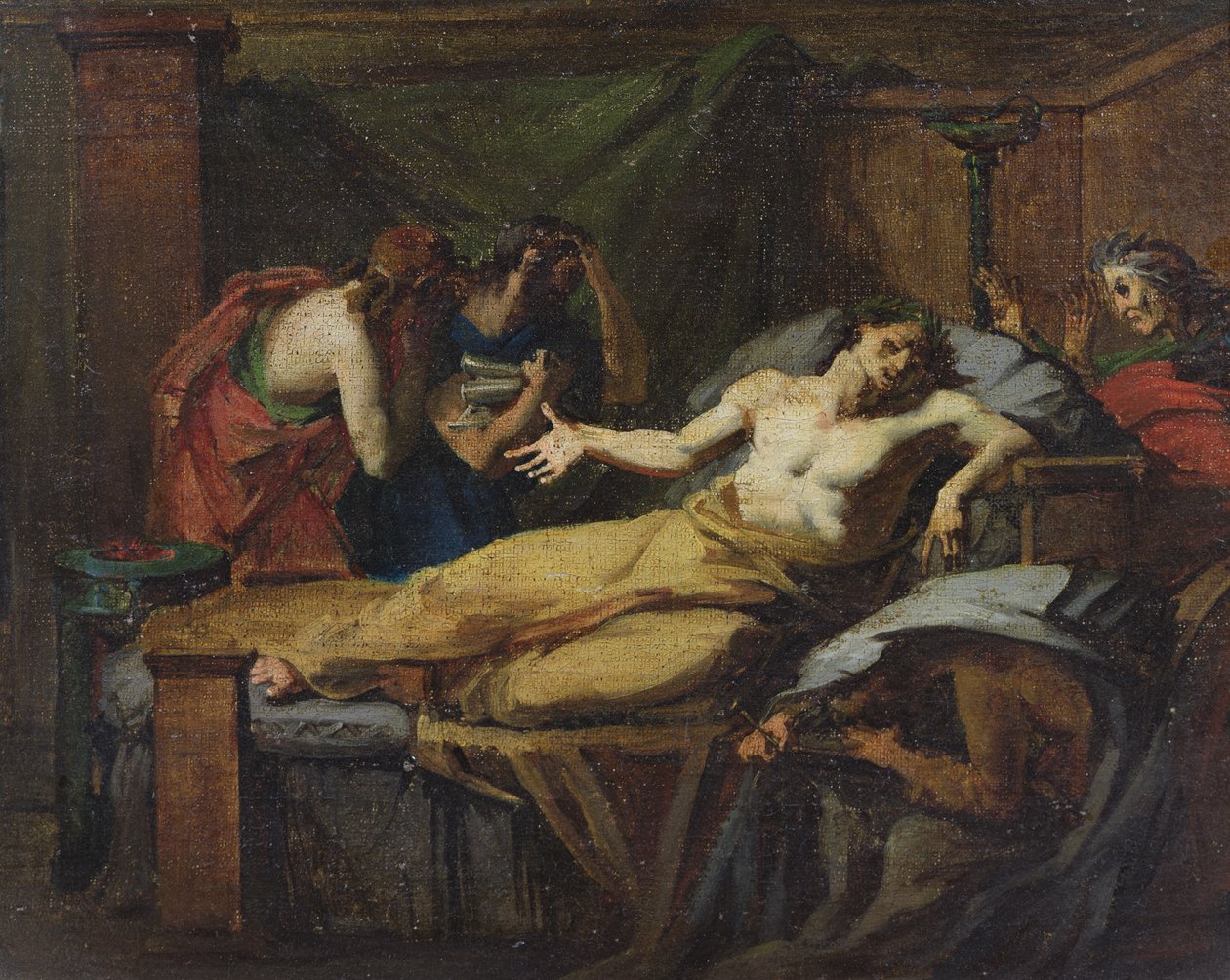 De Dood van Socrates (470-399 v.Chr.) door Felix Auvray