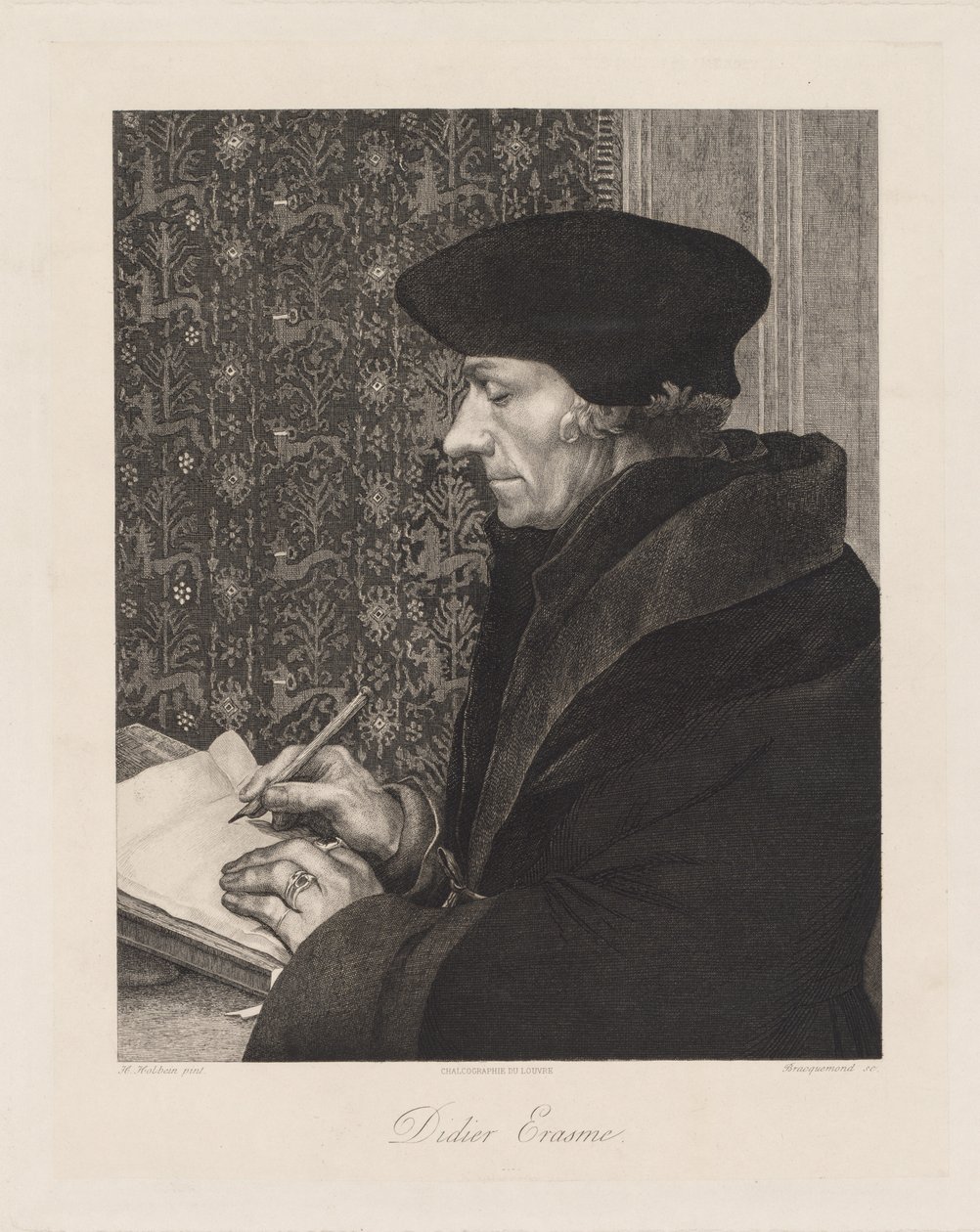 Erasmus Didier Erasme door Felix Bracquemond