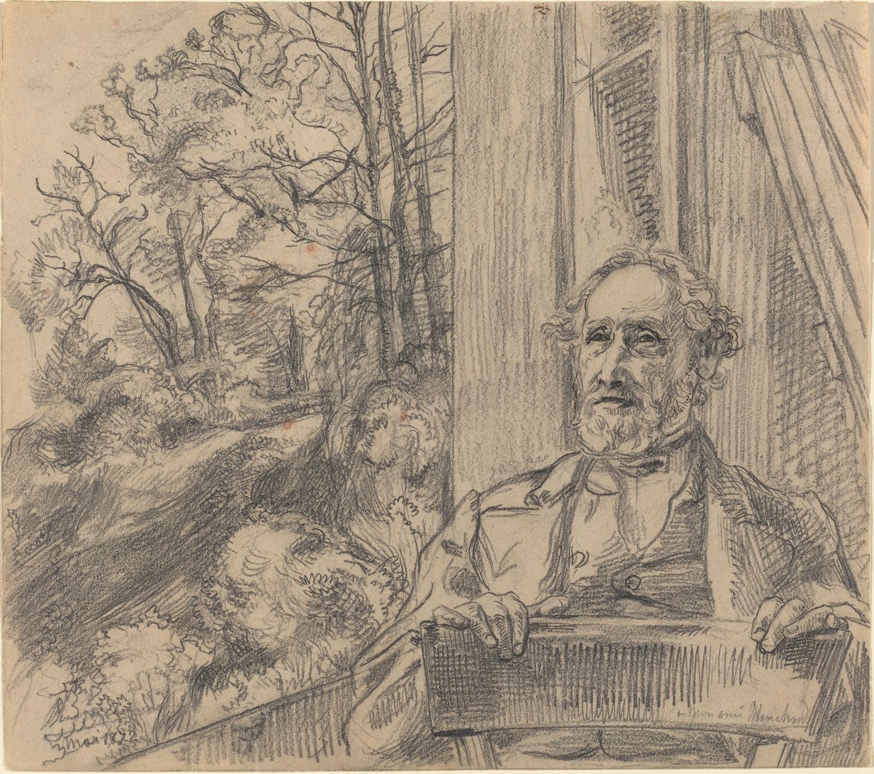 Jacob Meyer-Heine door Felix Bracquemond