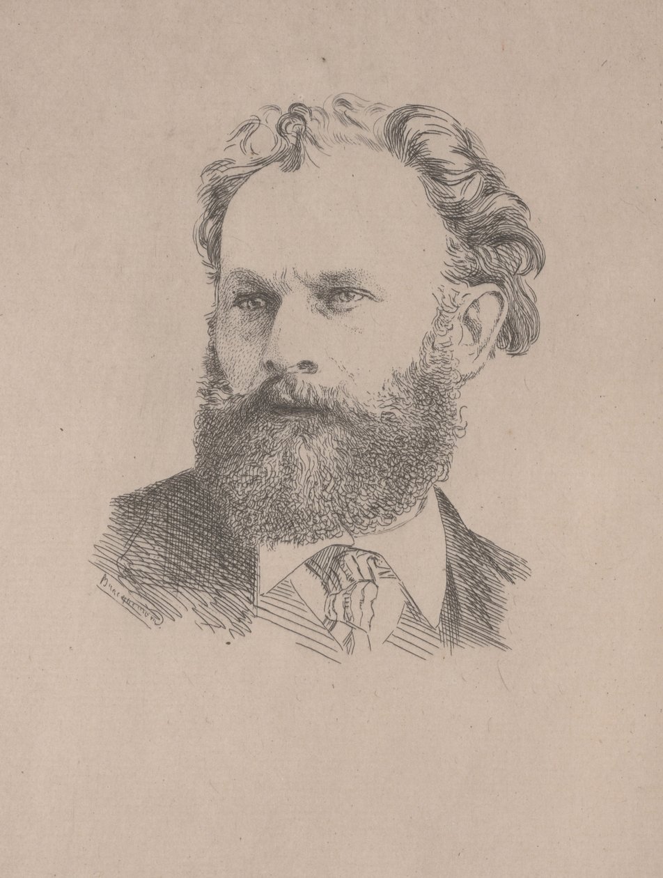 Portret van Manet door Felix Bracquemond