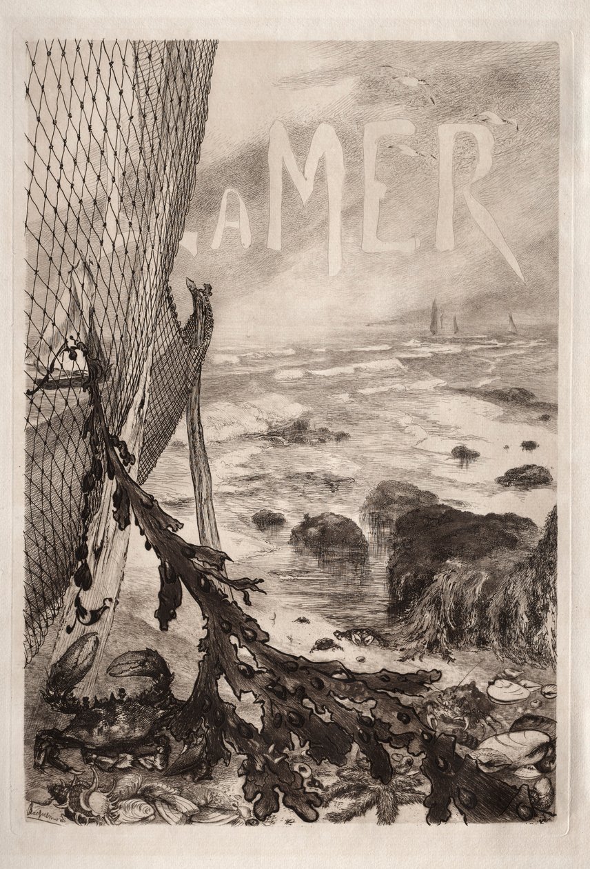 De zee, 1905 door Felix Bracquemond