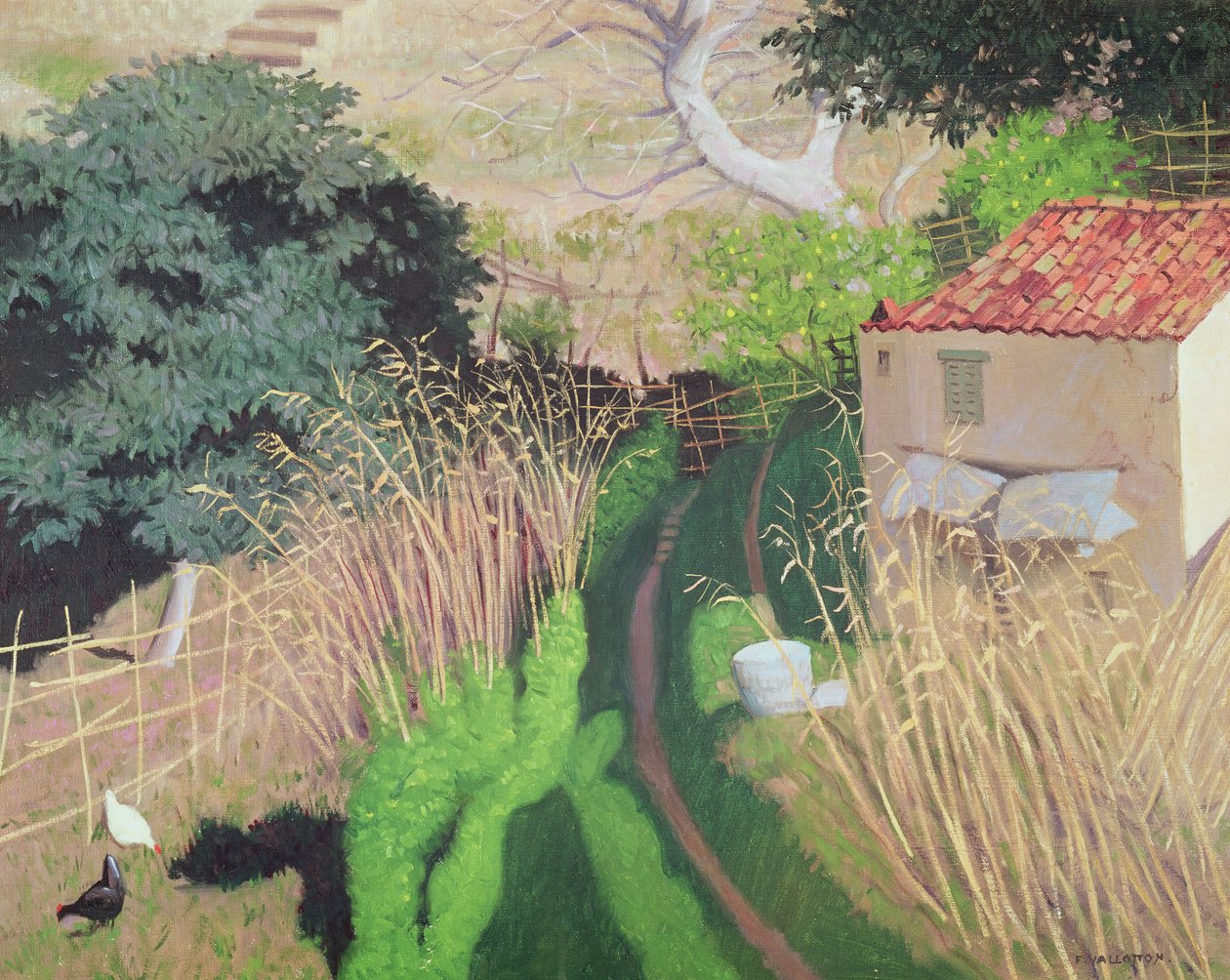 Huis en riet, ca. 1921-24 door Felix Edouard Vallotton