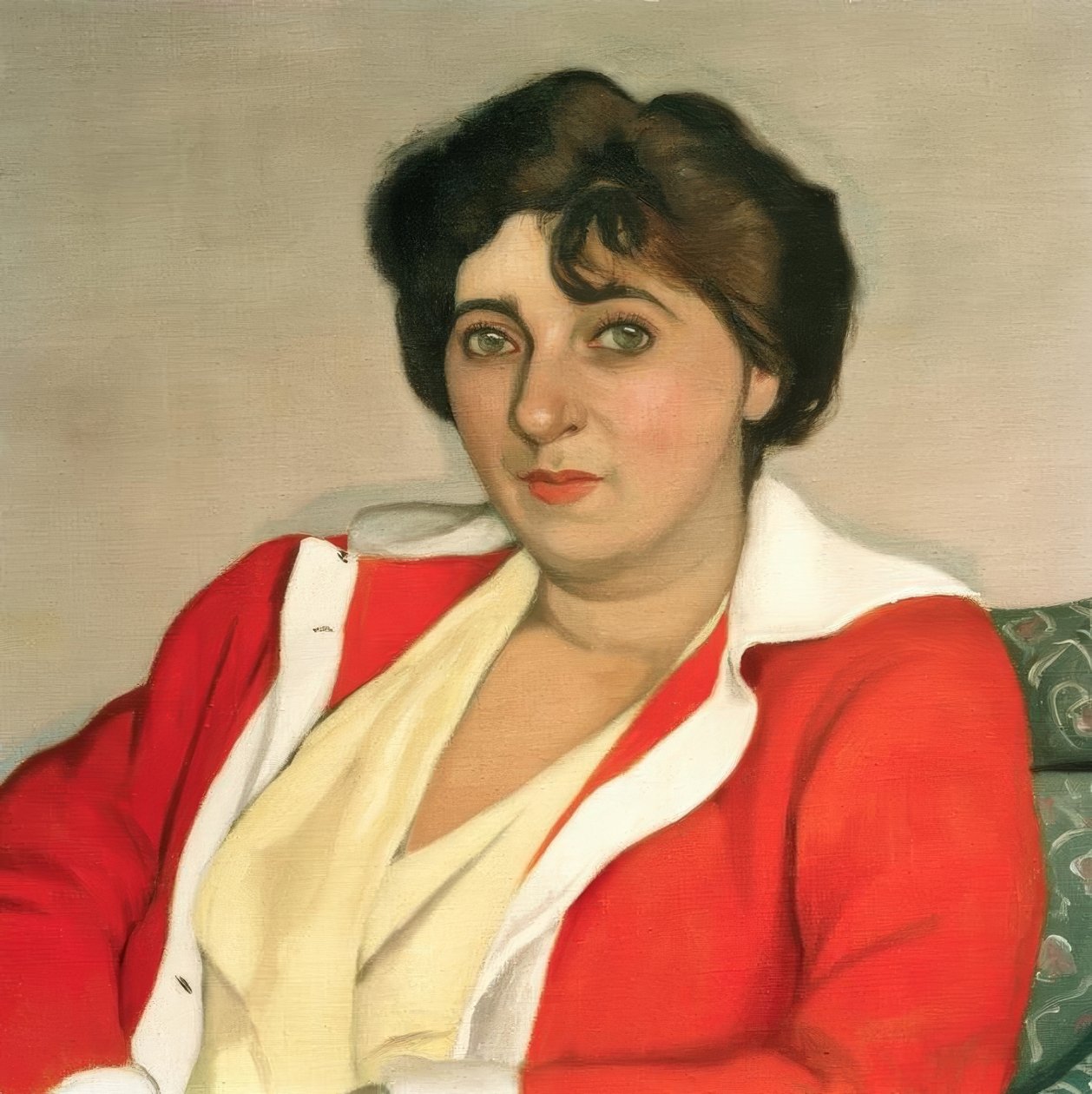 De rode trui door Felix Edouard Vallotton