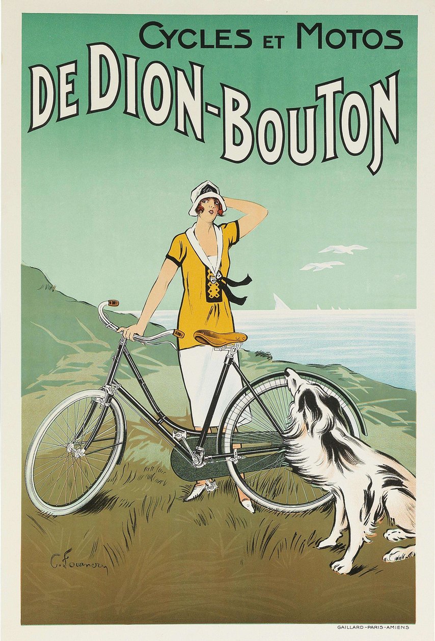Cycles et Motos de Dion-Bouton, 1920s door Felix Fournery