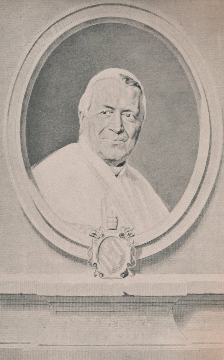 Paus Pius IX, 1946 door Felix Hilaire Buhot