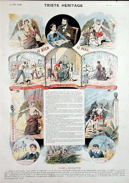 De Catechismus door Felix Jules (after) Lacaille