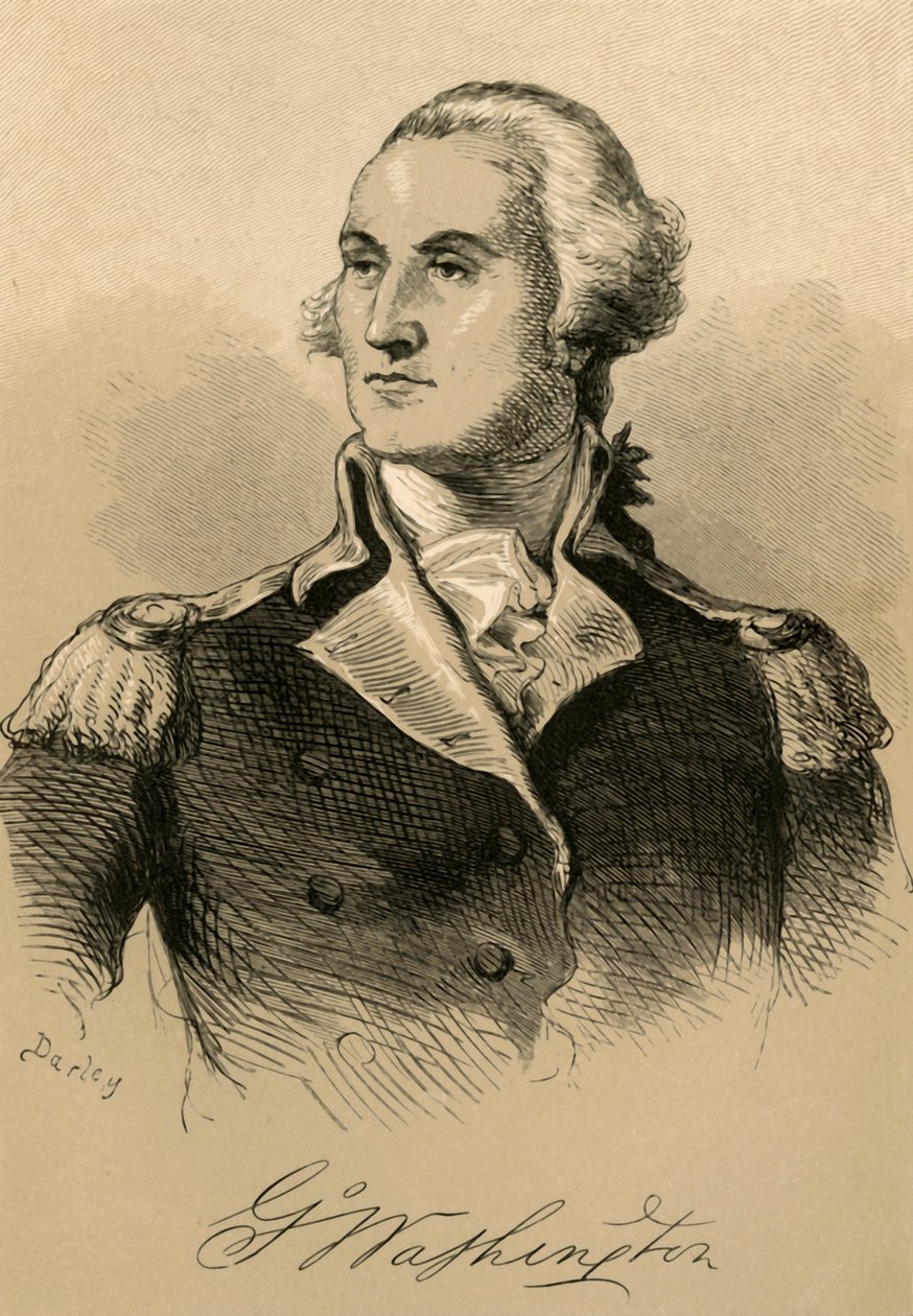 G. Washington, 1877 door Felix Octavius Carr Darley