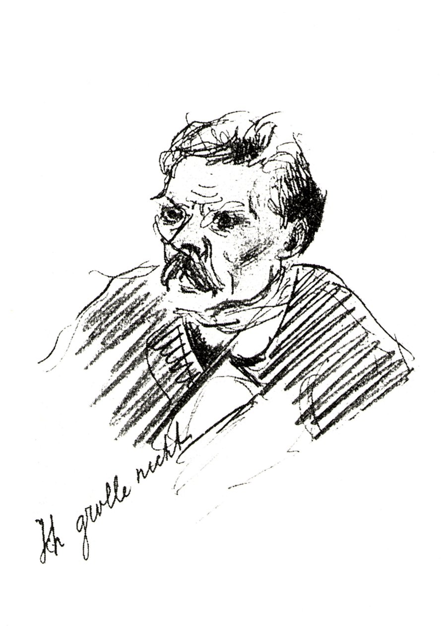 Maxim Gorky in Capri door Feodor Chaliapin