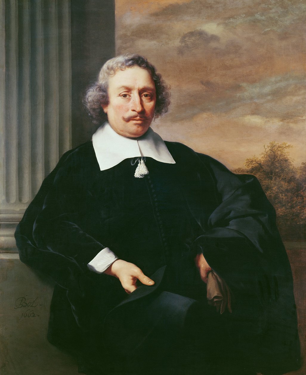 Portret van een man, 1662 door Ferdinand Bol