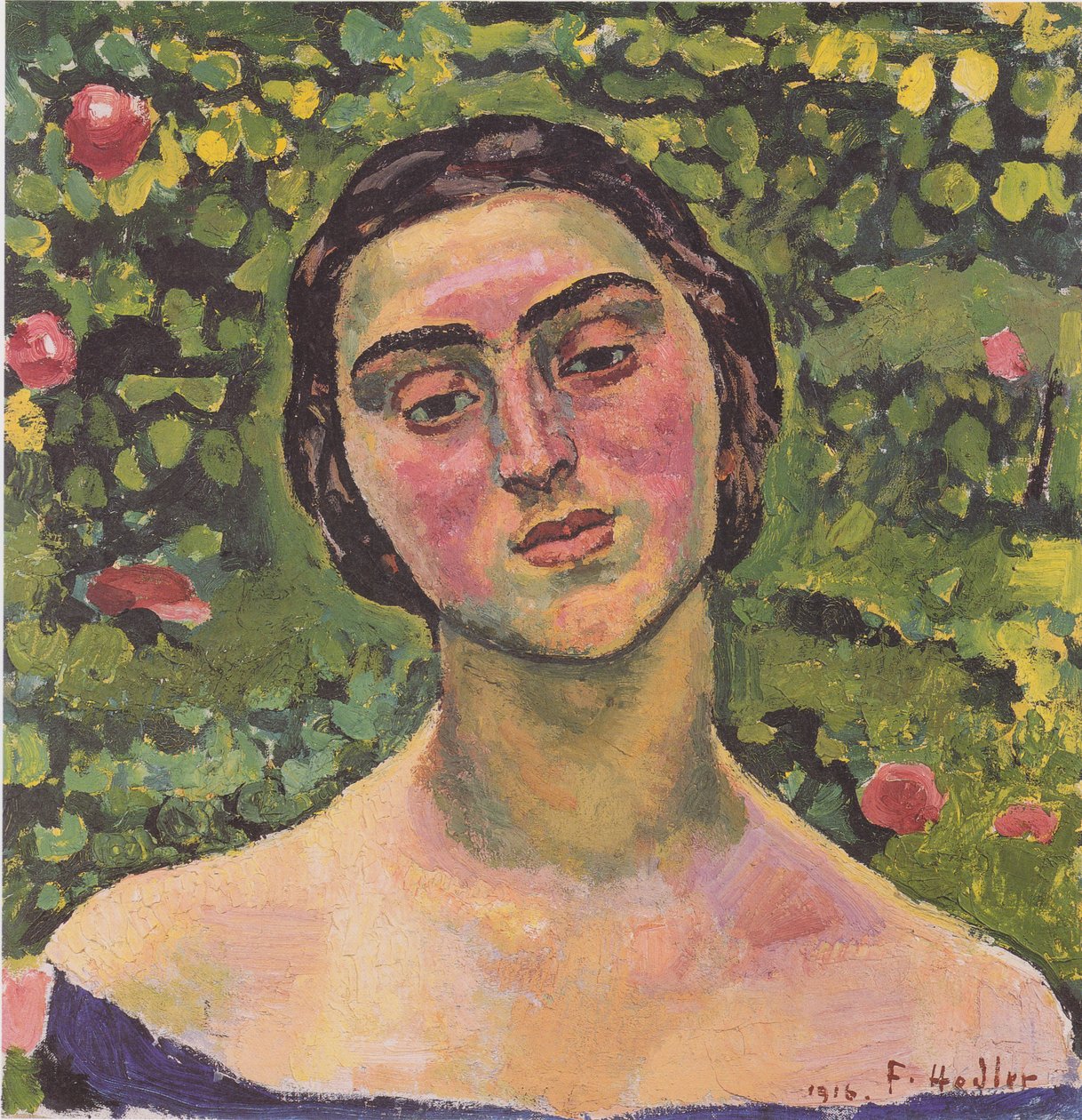 Portret van Laetitia Raviola door Ferdinand Hodler