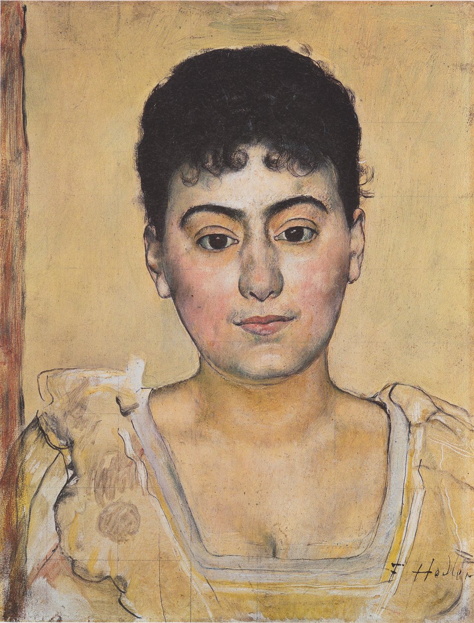 Portret van Madame de R. door Ferdinand Hodler