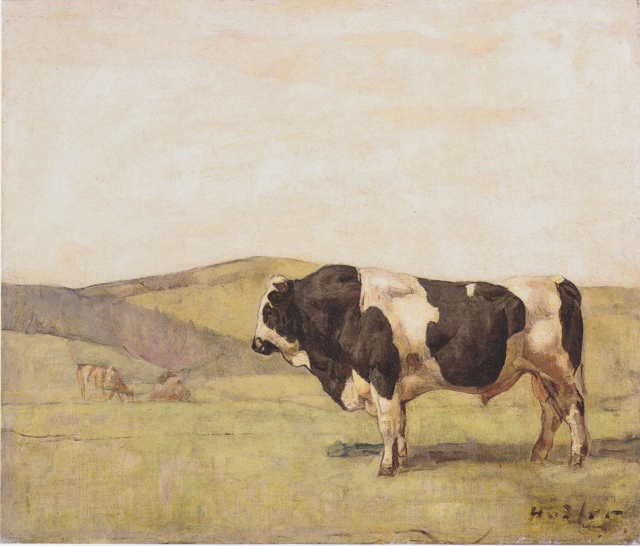 De stier door Ferdinand Hodler