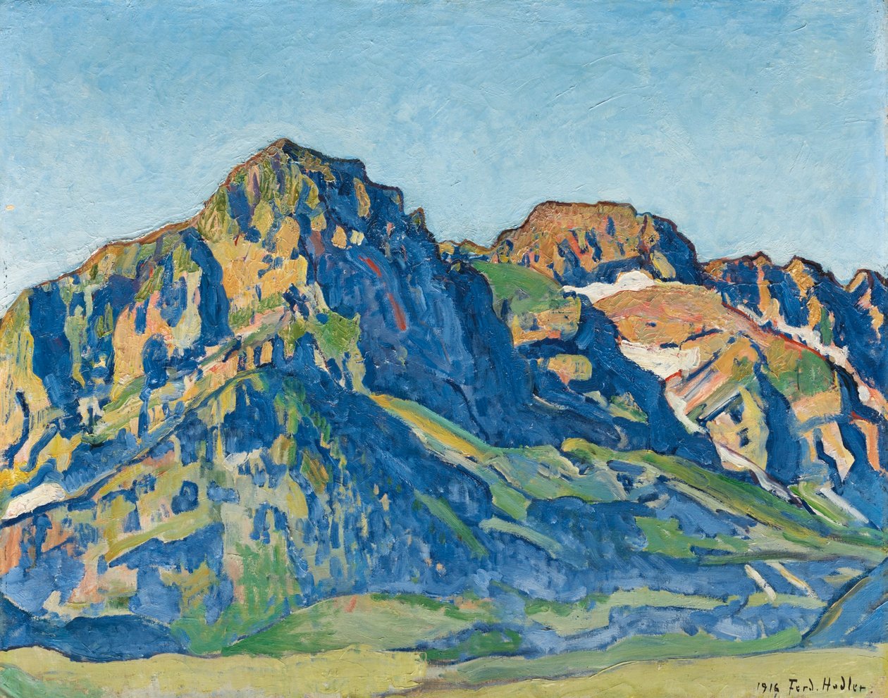 De Dents Blanches door Ferdinand Hodler