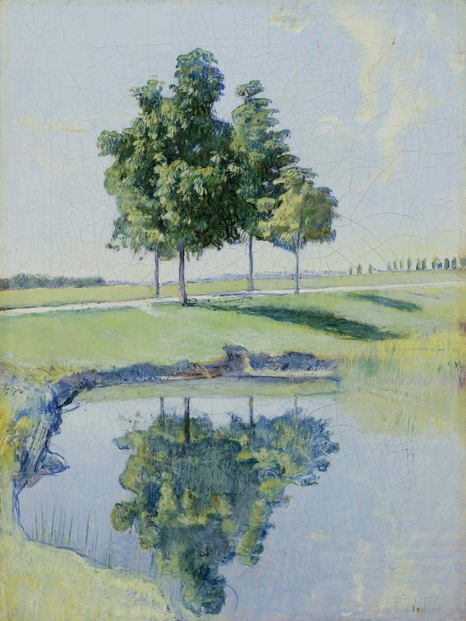 Kastanjebomen door Ferdinand Hodler