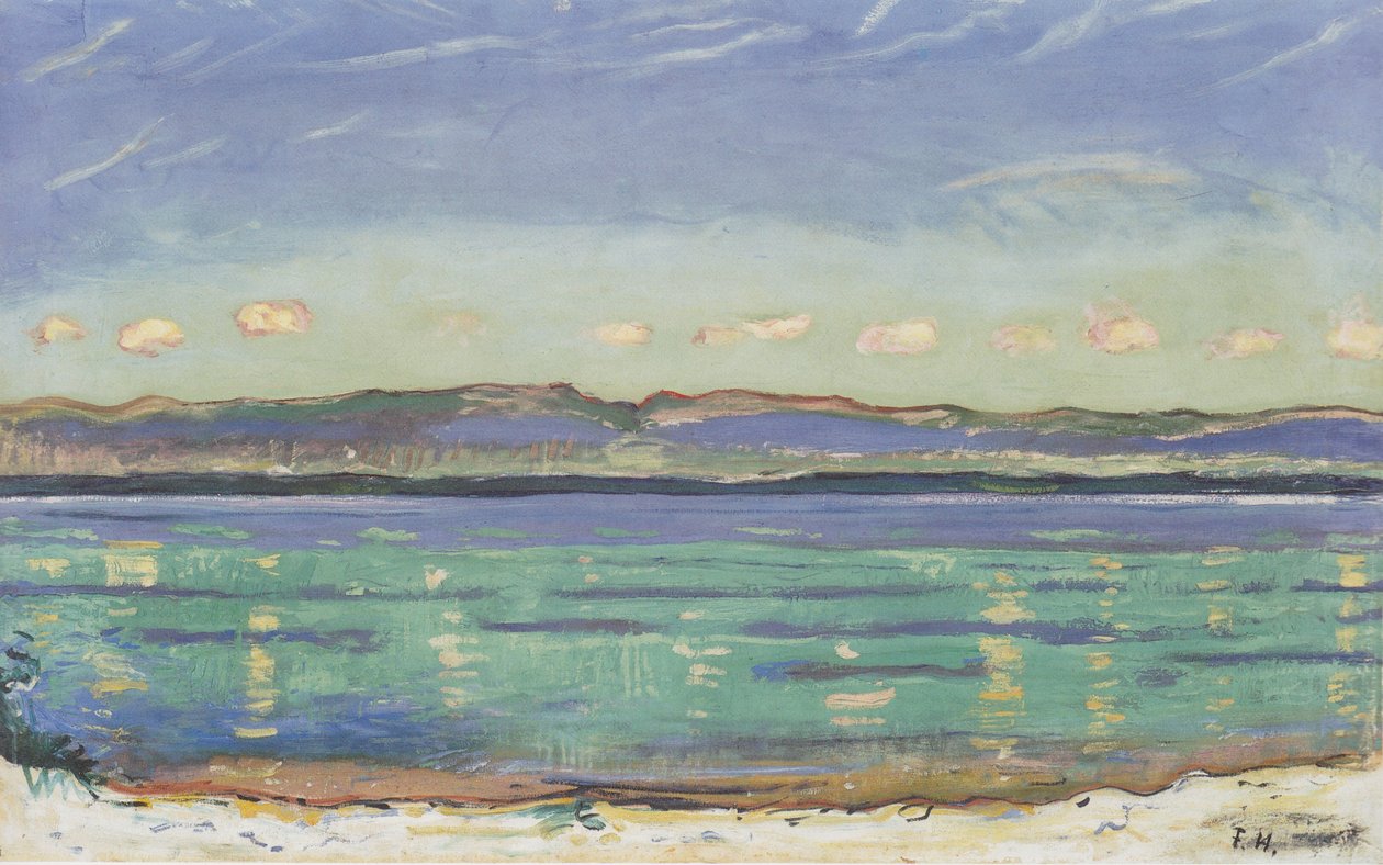 Landschappelijke vormenritme door Ferdinand Hodler