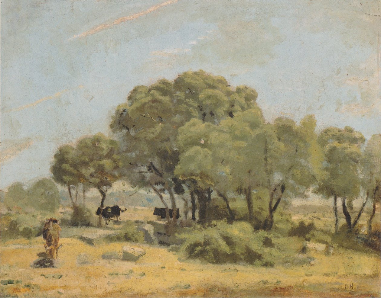 Olijfbomen in Spanje door Ferdinand Hodler