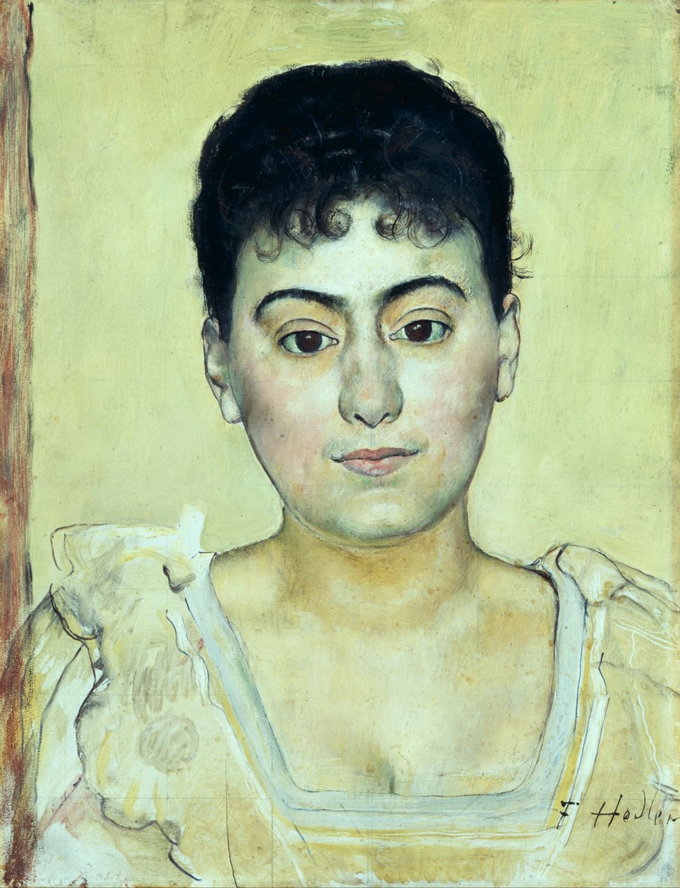 Portret van Madame de R. door Ferdinand Hodler