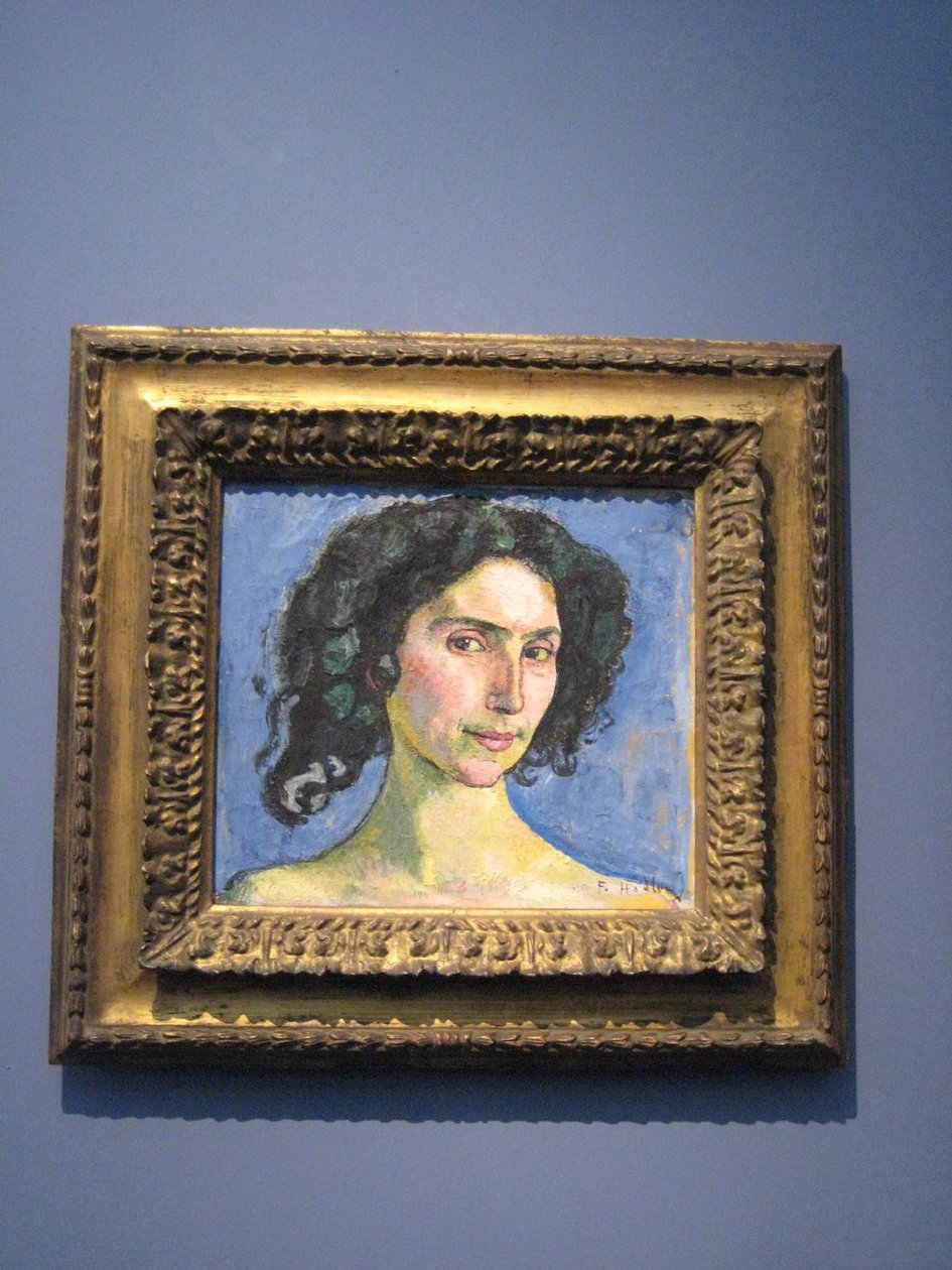 Portret van de danseres Giulia Leonardi door Ferdinand Hodler