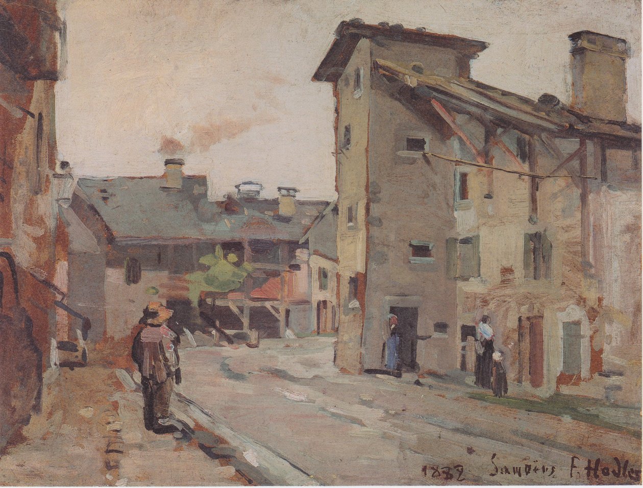 Samoëns door Ferdinand Hodler