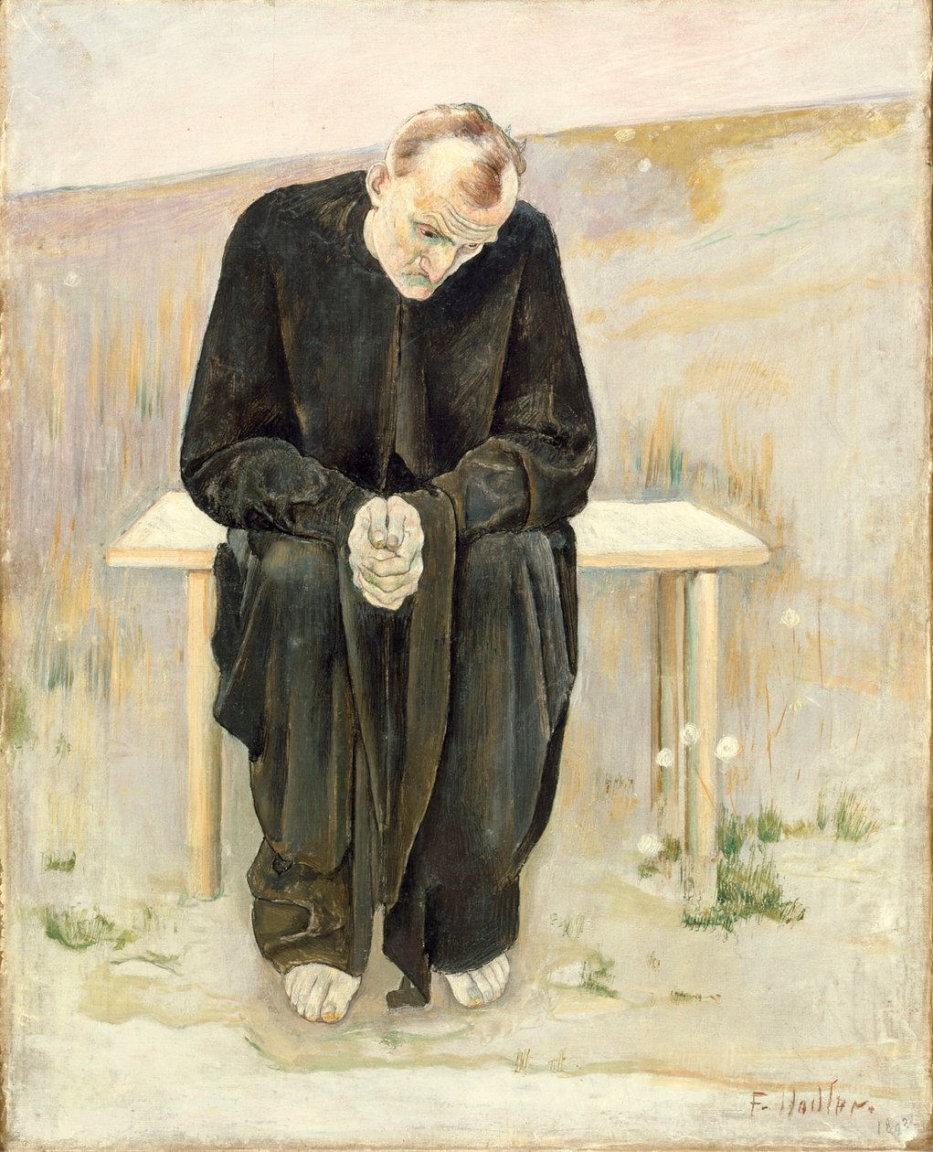 De Ontgoochelde door Ferdinand Hodler