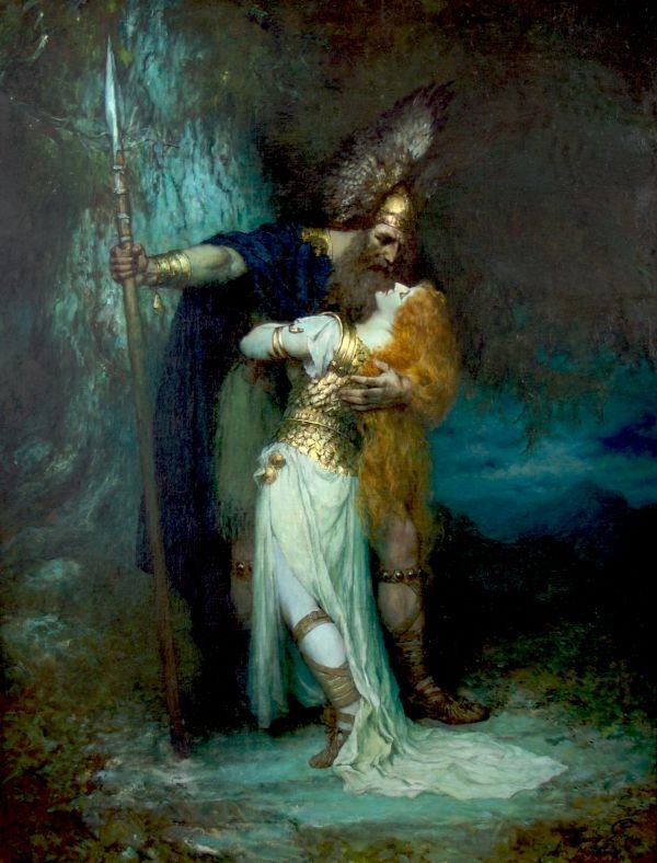 De terugkeer van de krijgers door Ferdinand Leeke