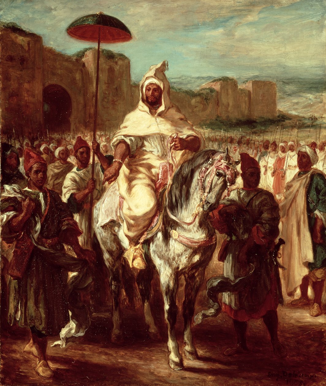 Abd Ar-Rahman, Sultan van Marokko, 1845 door Ferdinand Victor Eugene Delacroix