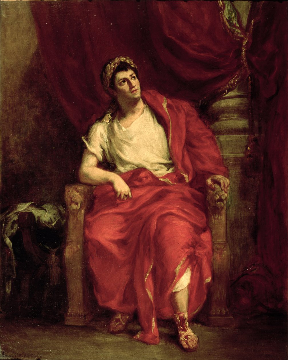 Portret van Francois Joseph Talma (1763-1826) als Nero in 