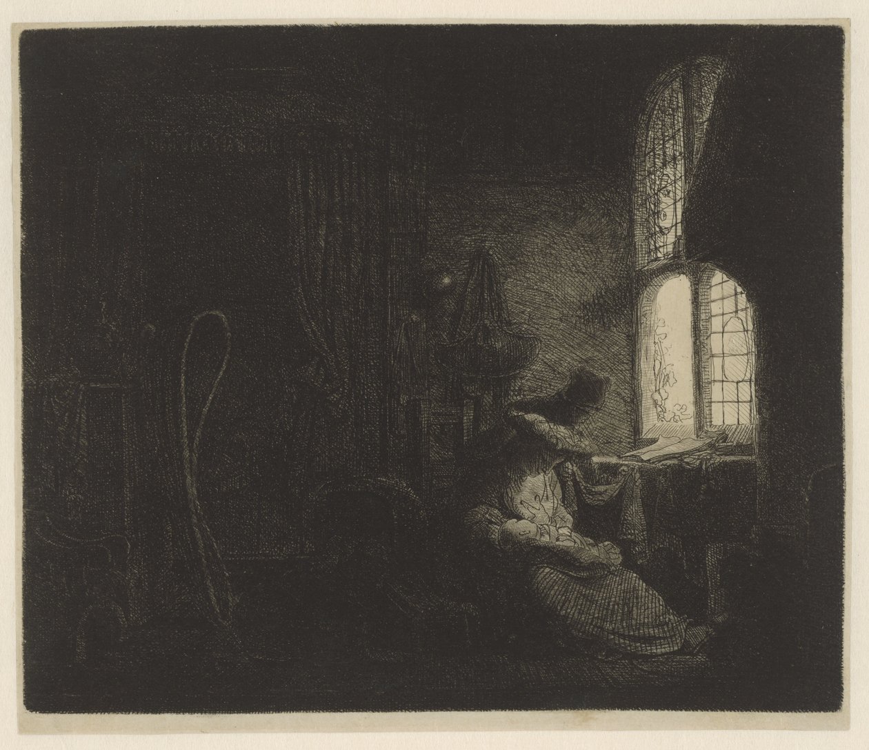 Familie in vertrek door Ferdinand Bol