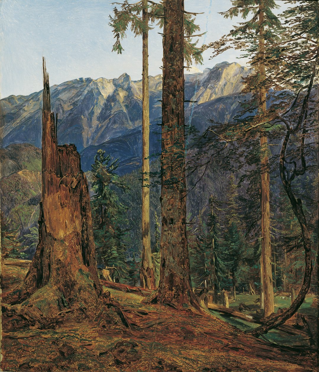 Het Höllengebergte bij Ischl door Ferdinand Georg Waldmuller