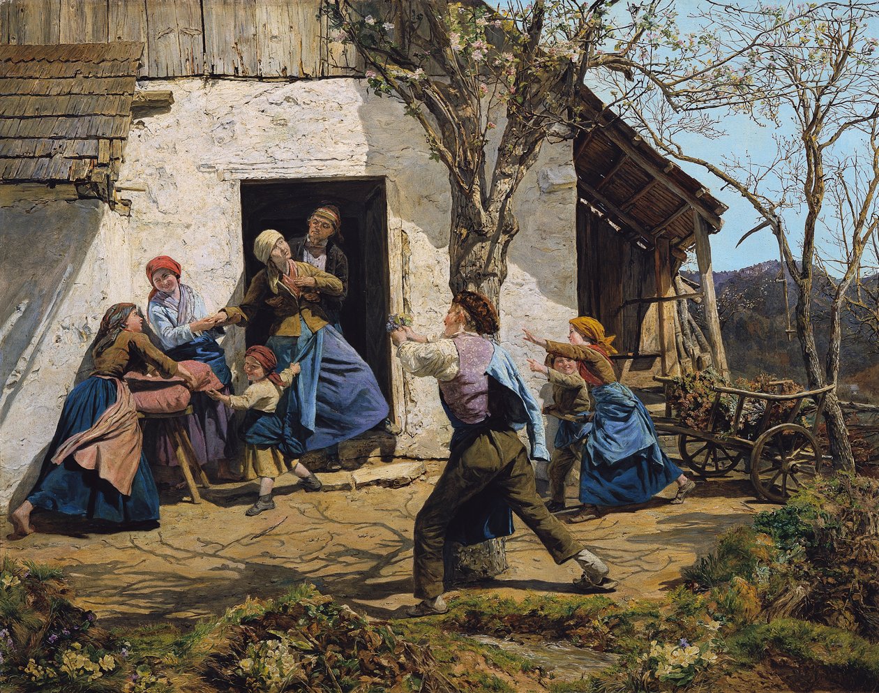 De herstelde door Ferdinand Georg Waldmuller
