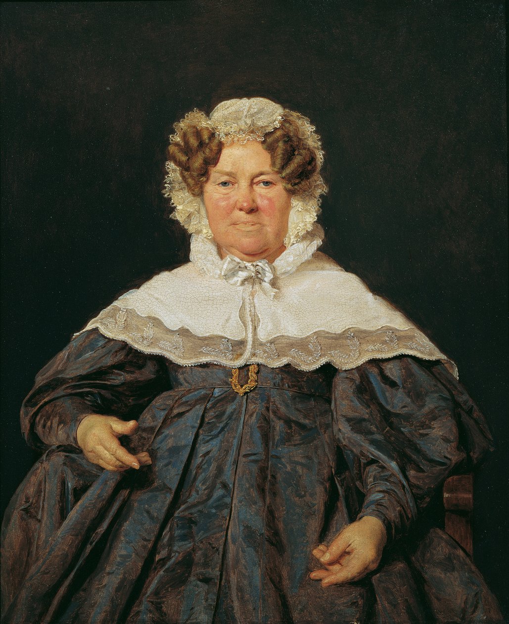Josephine Schaumburg, geb. Stahel door Ferdinand Georg Waldmuller