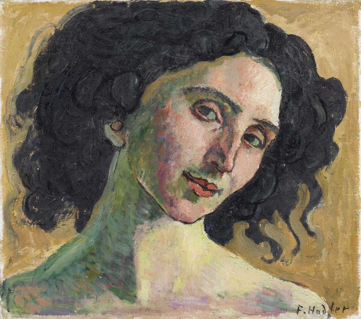 Giulia Leonardi door Ferdinand Hodler