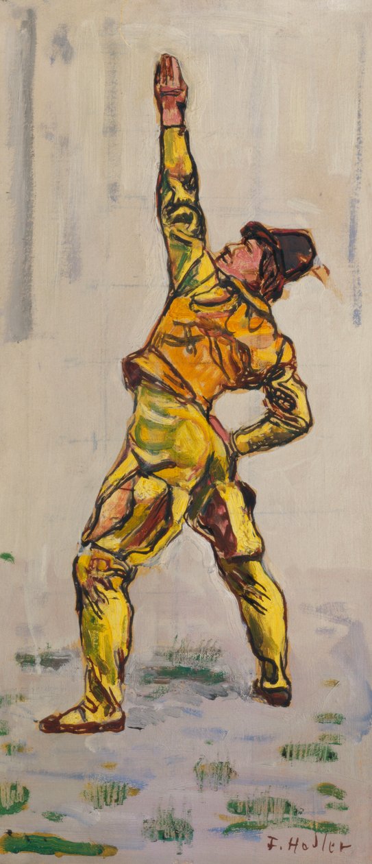 Studie voor Einmutigkeit door Ferdinand Hodler