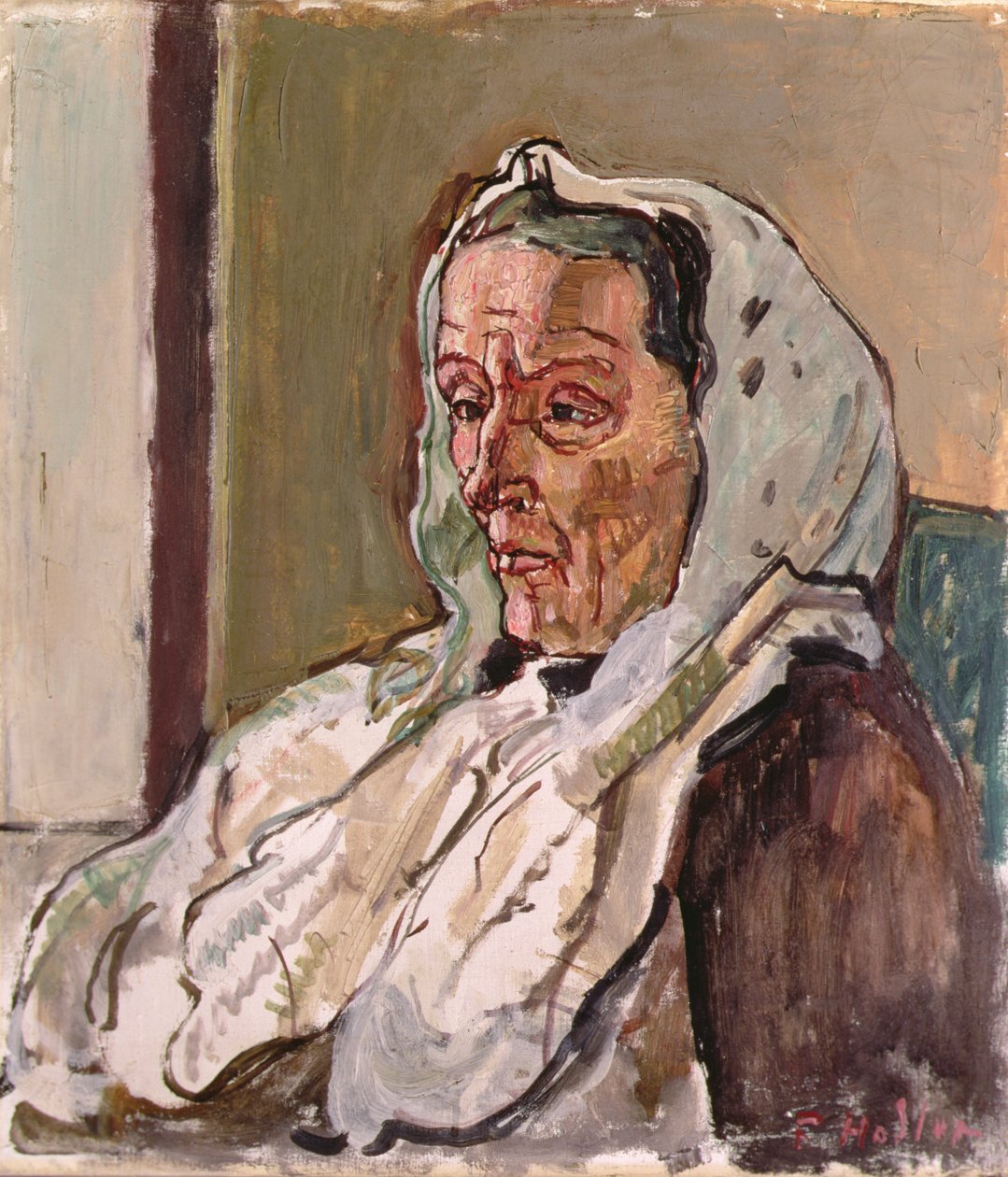 De zieke Esther Jacques door Ferdinand Hodler