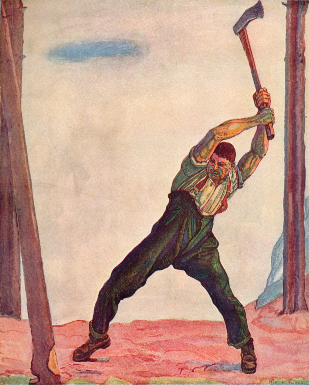 De Houthakker, 1910 door Ferdinand Hodler