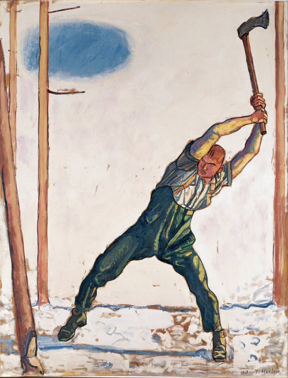 De Houthakker door Ferdinand Hodler