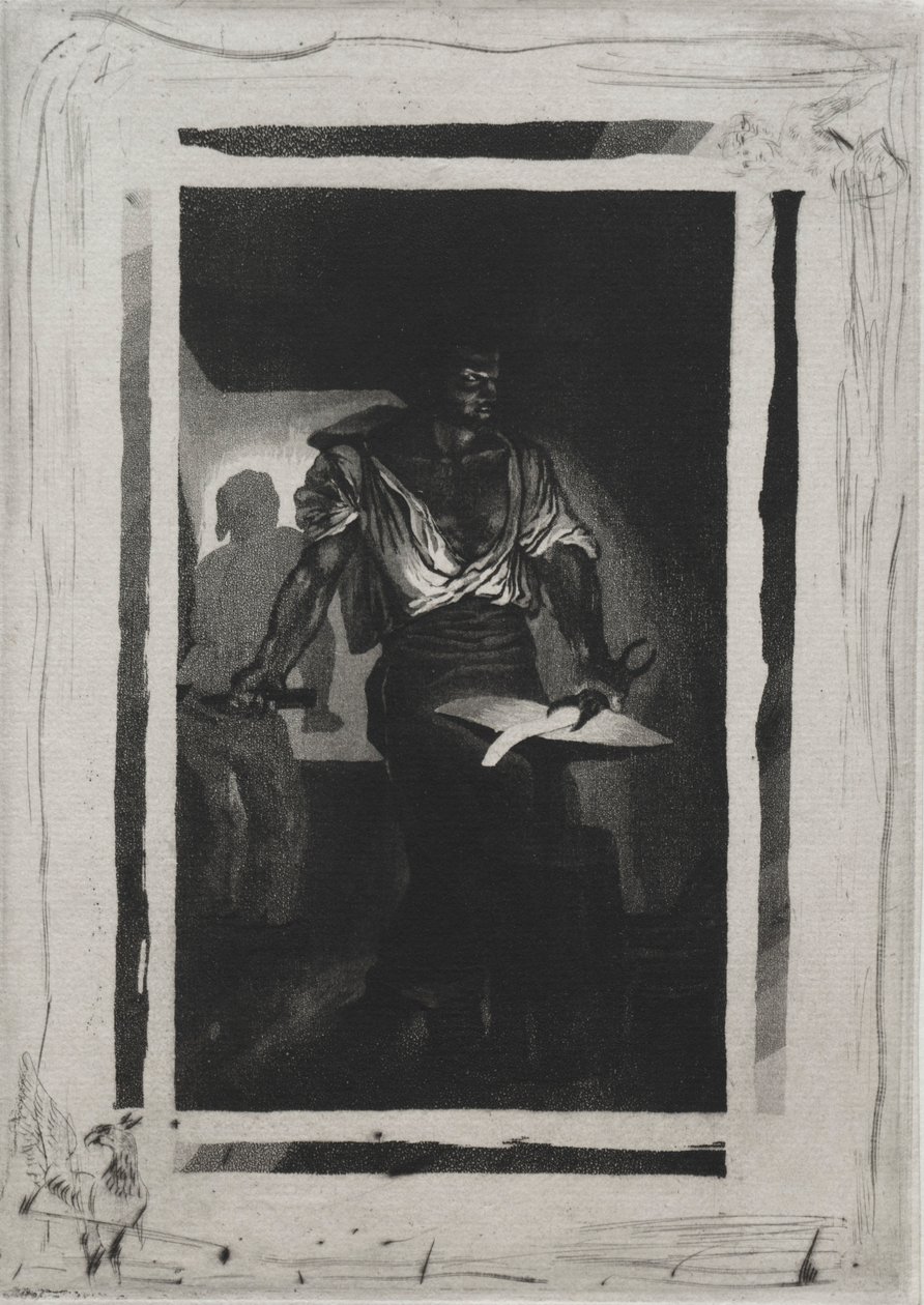 De Smid door Ferdinand Victor Eugene Delacroix