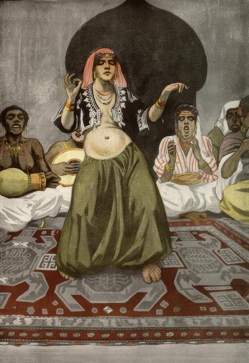 Reznicek / Buikdans / Grafiek 1906 door Ferdinand von Reznicek