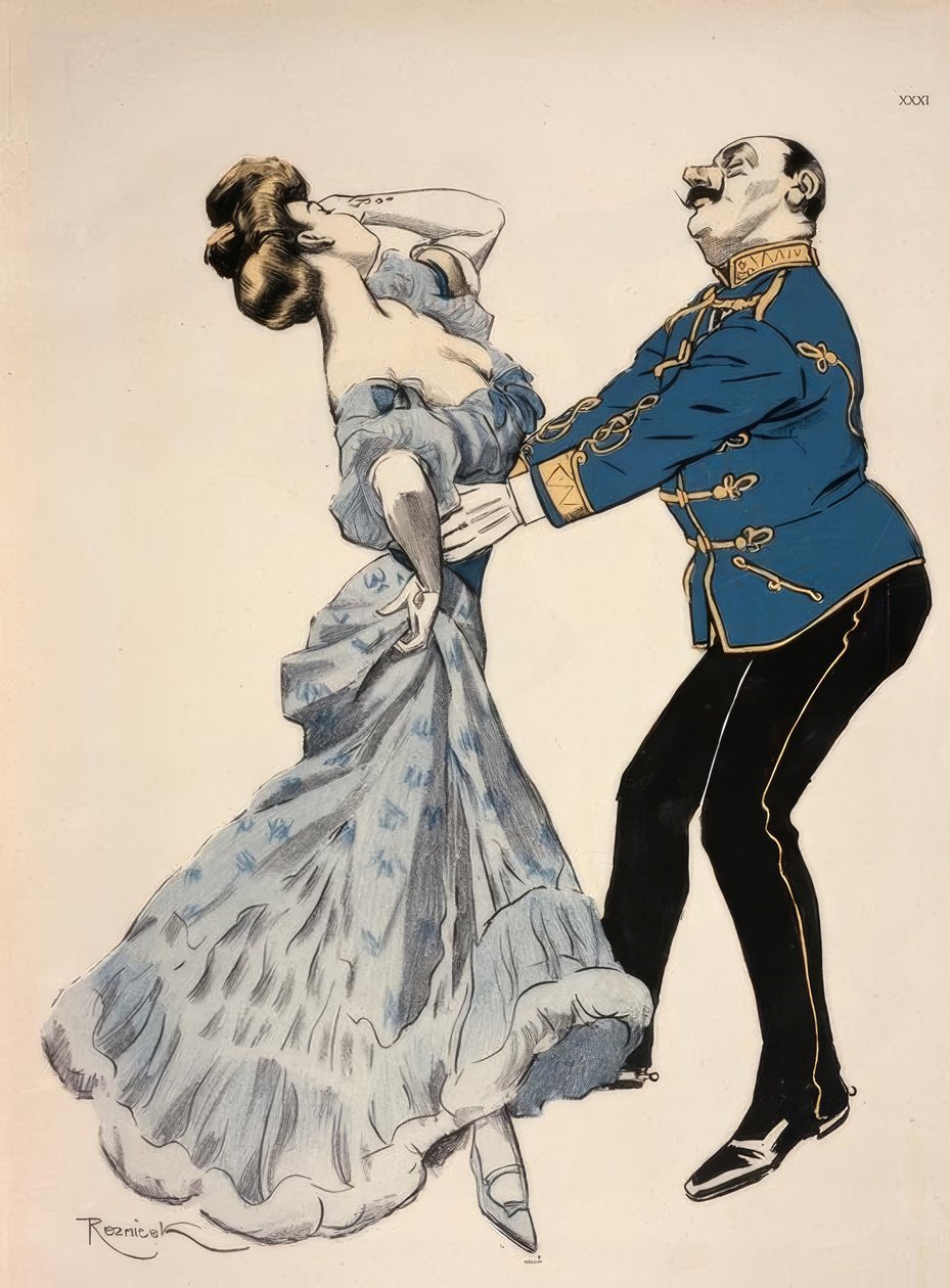 Reznicek / Csardas / Grafiek 1906 door Ferdinand von Reznicek