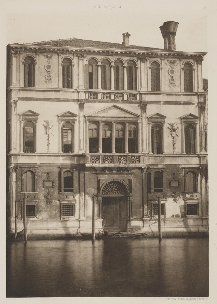 Contarini Paleis door Ferdinando Ongania