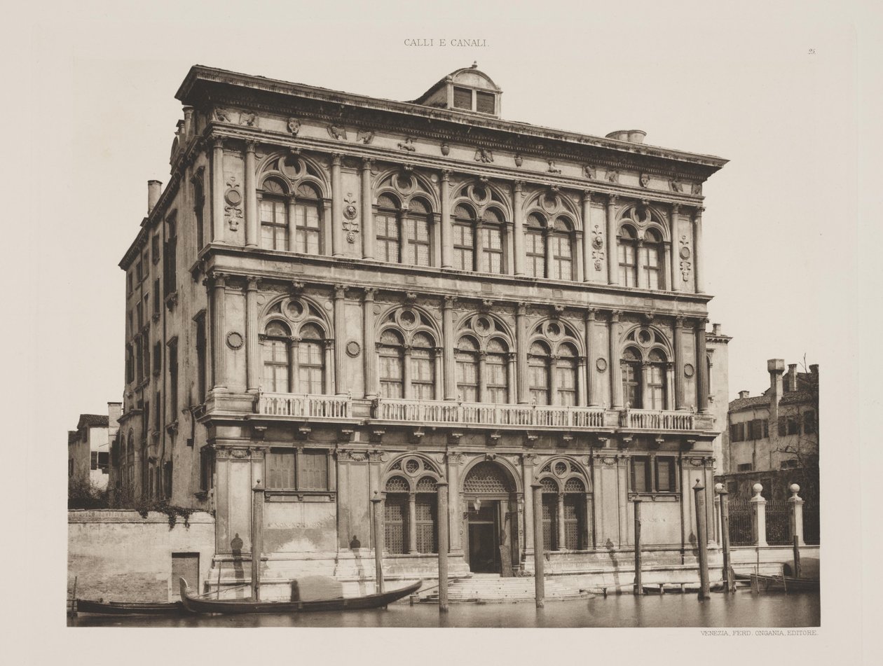 Vendramin Paleis door Ferdinando Ongania