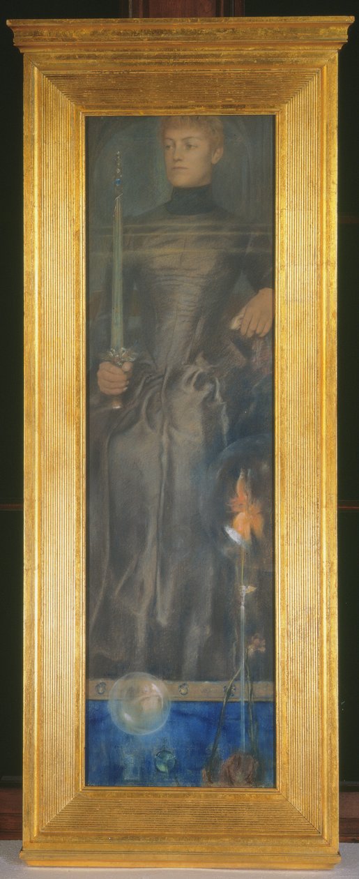 La Solitude door Fernand Khnopff