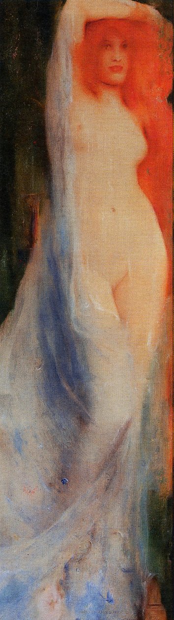 Onbekend schilderij door Fernand Khnopff