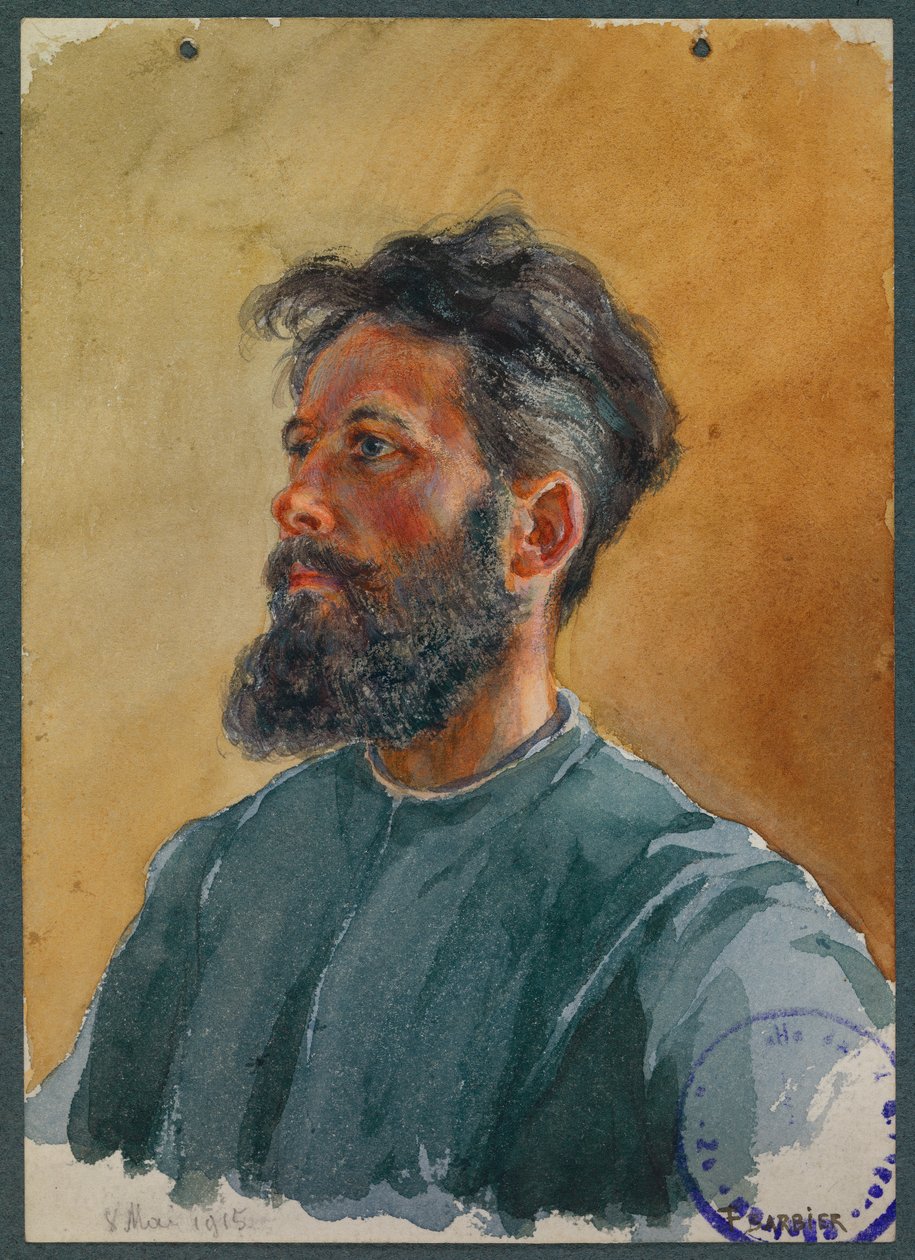 Professor Schosser, Gustrow door Fernand Barbier