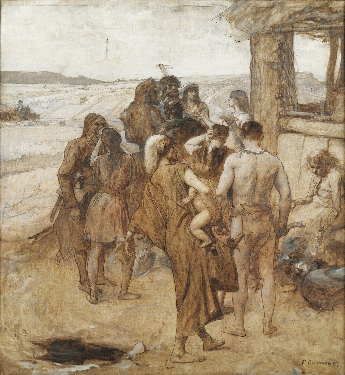 Bronstijd, 1897 door Fernand Cormon