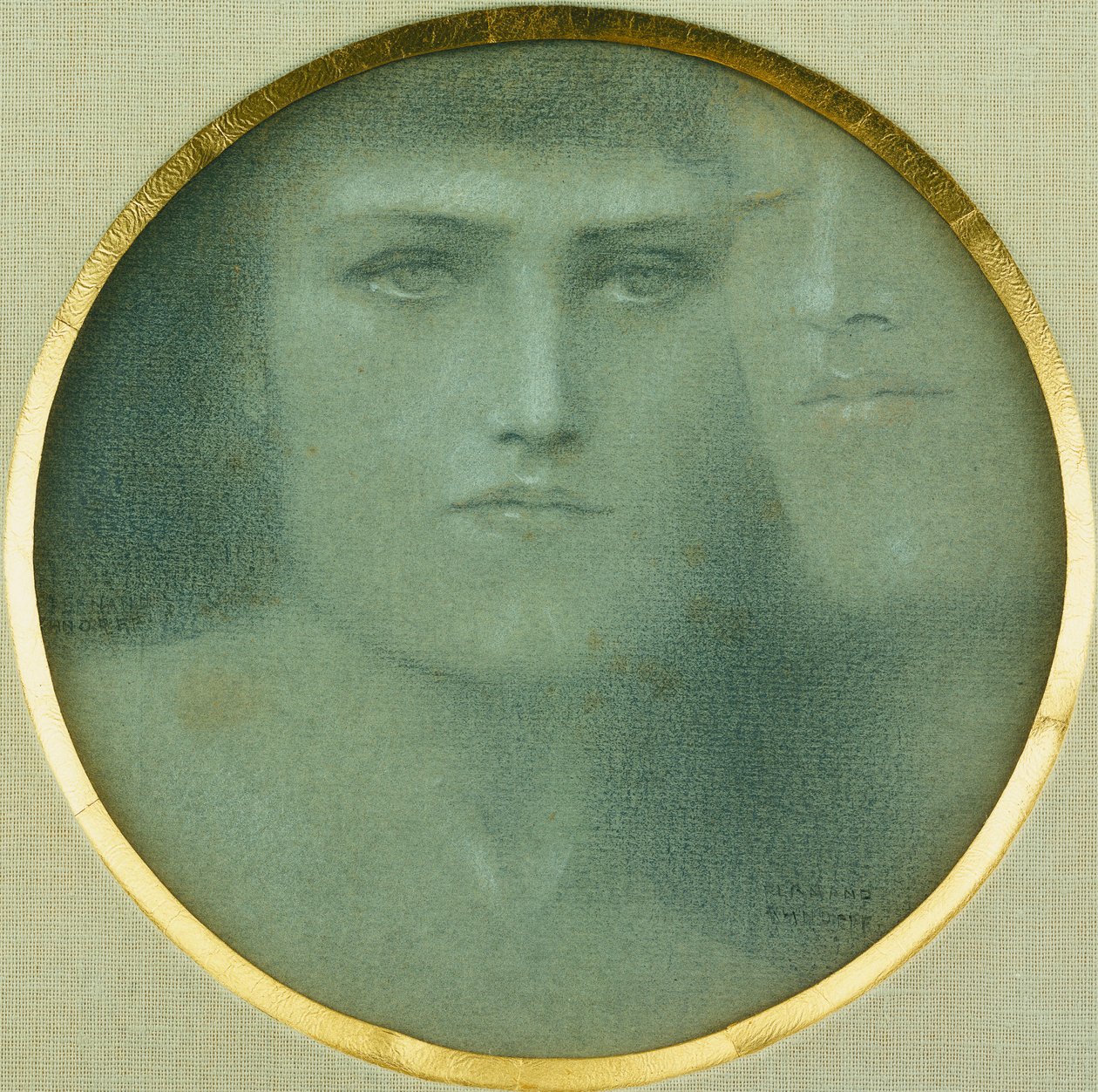 De liefkozingen door Fernand Khnopff